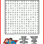 Words Up Superheroes Word Search