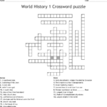 World History 1 Crossword Puzzle Wordmint Word Search