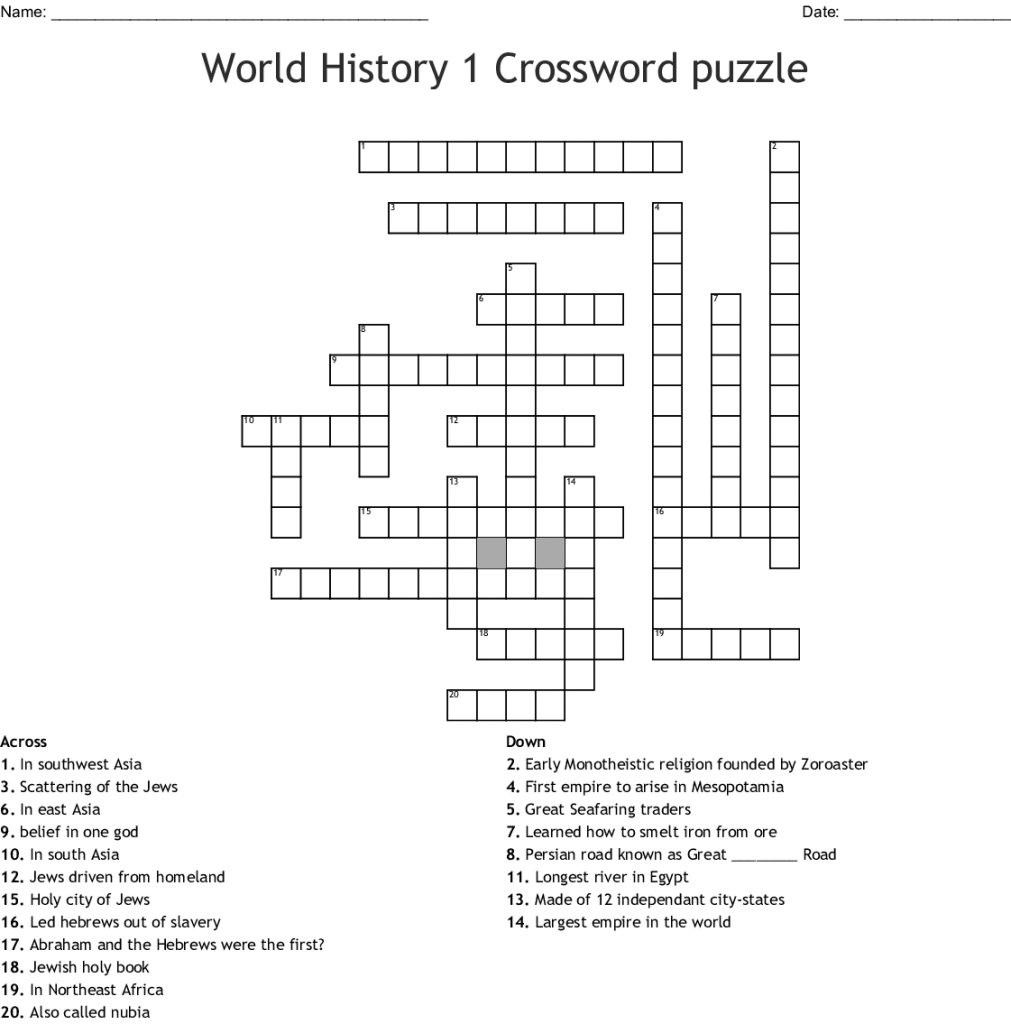 Arizona Republic Printable Crossword Puzzle