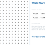 World War II Word Search Puzzle WordSearchPuzzles