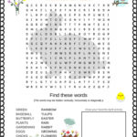 April Word Search Puzzle Free Printable PDF In 2021