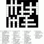 Baseball Crossword Puzzle One Only Printable Version
