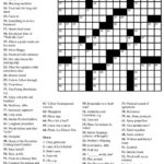 Beginner Crossword Puzzles Printable Printable Template Free