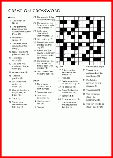 Crossword Puzzles Printable About Creation