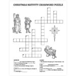 Christmas Nativity Crossword Puzzle Printable