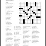Crossword Puzzle 4 Print It Free