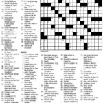 Crossword Puzzle Printable High School Printable