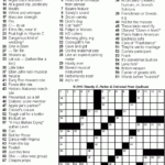 Crossword Puzzles To Print Volume 21 Crossword Puzzles