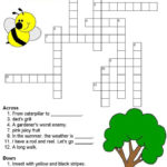 Crosswords For Kids Summer K5 Worksheets Crossword