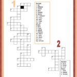 Crosswords Simple Past English ESL Worksheets For