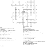 Digestive System Crossword Puzzle Pdf Crossword Quiz