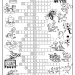 Entertainment Crossword Puzzle Worksheet Free ESL