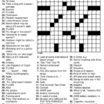 Free Easy Printable Crossword Puzzles With Answers