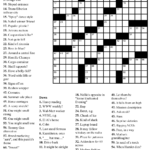 Free Printable Crossword Puzzles For Dementia Patients