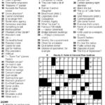 Free Printable Crosswords Medium Difficulty Medium