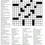 Free Printable Easy Crosswords For Adults