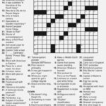 Free Printable Large Print Crossword Puzzles Printable