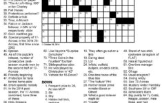 Free Printable Sports Crossword Puzzles Free Printable A