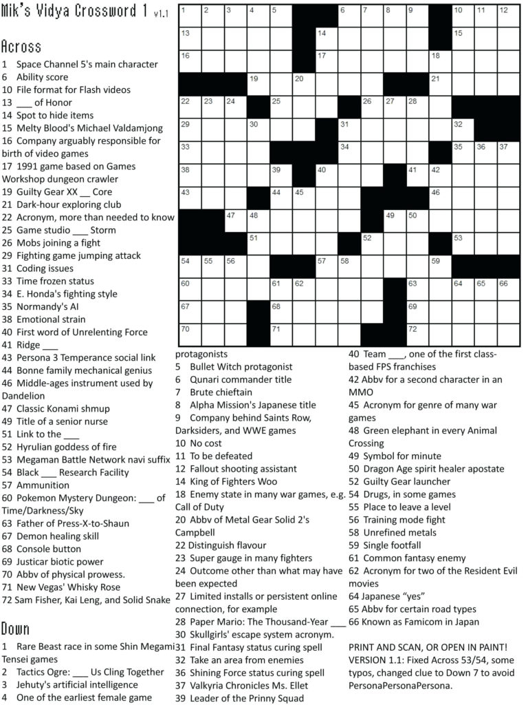 Free Printable Themed Crossword Puzzles Myheartbeats