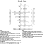 Geography Of Asia Crossword Puzzle Answers Crossword