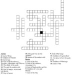 Greek Gods Crossword Puzzle WordMint