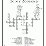 Greek Mythology Crossword Puzzle Answer Key Greek