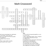 Math Crossword WordMint