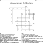 Mesopotamian Civilizations Crossword WordMint