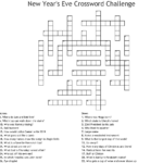 New Year S Eve Crossword Challenge WordMint