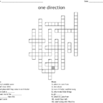 One Direction Crossword WordMint