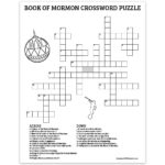 Printable Book Of Mormon Crossword Puzzle Advanced
