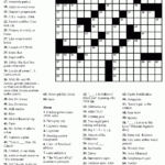 Printable Celebrity Crossword Puzzle Printable Crossword