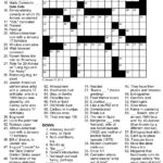 Printable Celebrity Crossword Puzzles Online Printable