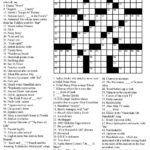 Printable Christmas Crossword Puzzle For Adults