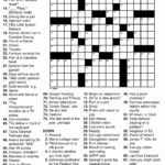 Printable Crossword Puzzle Medium Difficulty Printable