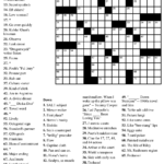 Printable Crossword Puzzles 2019 Printable Crossword Puzzles