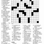 Printable Crossword Puzzles For Young Adults Printable