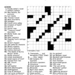 Printable Literature Crossword Puzzles Printable