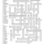 State Capitals Crossword Homeschool Social Studies