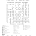 States Capitals Crossword WordMint