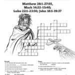The Crucifixion Of Jesus Bible Crossword For Kids Bible
