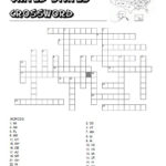 United States Crossword Puzzle Free Printable