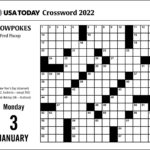 USA Today Crossword Puzzles 2022 Day To Day Calendar