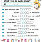 Verbs Reading Puzzle With A Joke Crossword Worksheet
